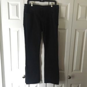 EXPRESS Barely Boot Jeans Low Rise Black